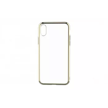 Soft case Devia for iPhone XS/X (5.8 inch) TPU, gold