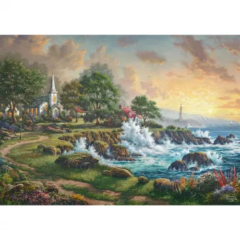Thomas Kinkade Studios: Kleinod am Meer, Puzzle 1000 Pieces