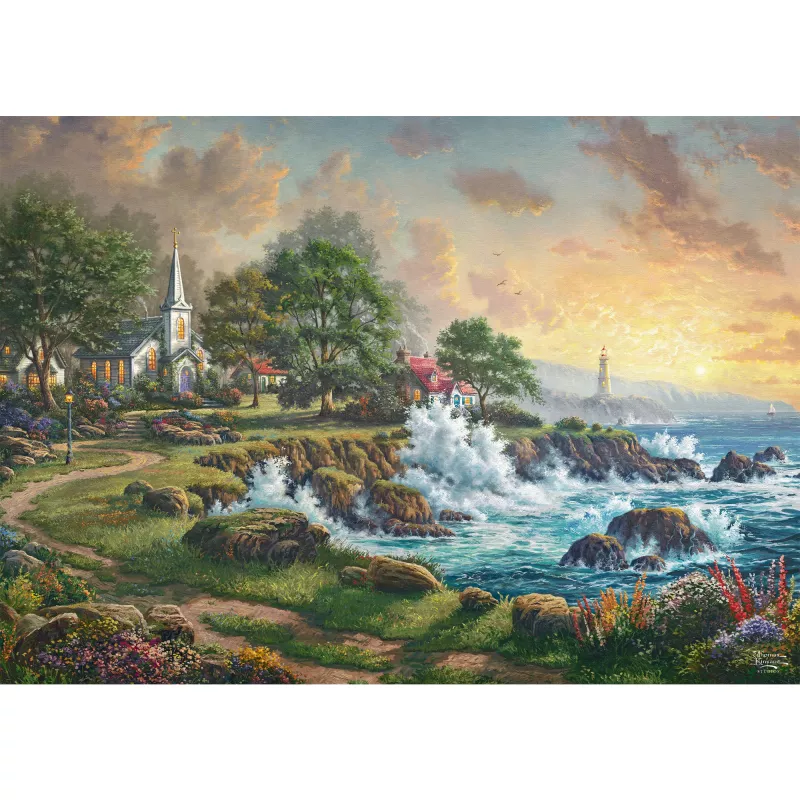 Thomas Kinkade Studios: Kleinod am Meer, Puzzle 1000 Pieces