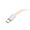 Ducky Premicord Cotton Candy Coiled Cable, USB Type-C to Type-A - 1.8m