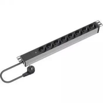 Power Extension 2 AC Outlet Bachmann 909.003 Black Silver
