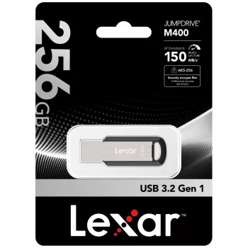 Lexar JumpDrive M400 USB flash drive 256 GB USB Type-A 3.2 Gen 1 (3.1 Gen 1) Silver