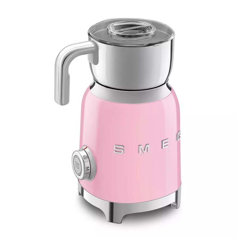 Automatic milk frother Smeg MFF11PKEU Rose Stainless steel 500W