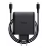 TRUST Maxo 100W 2-Port USB-C GaN Charger — 100 W, 2× USB-C, 20 V max, 2 m cable, black