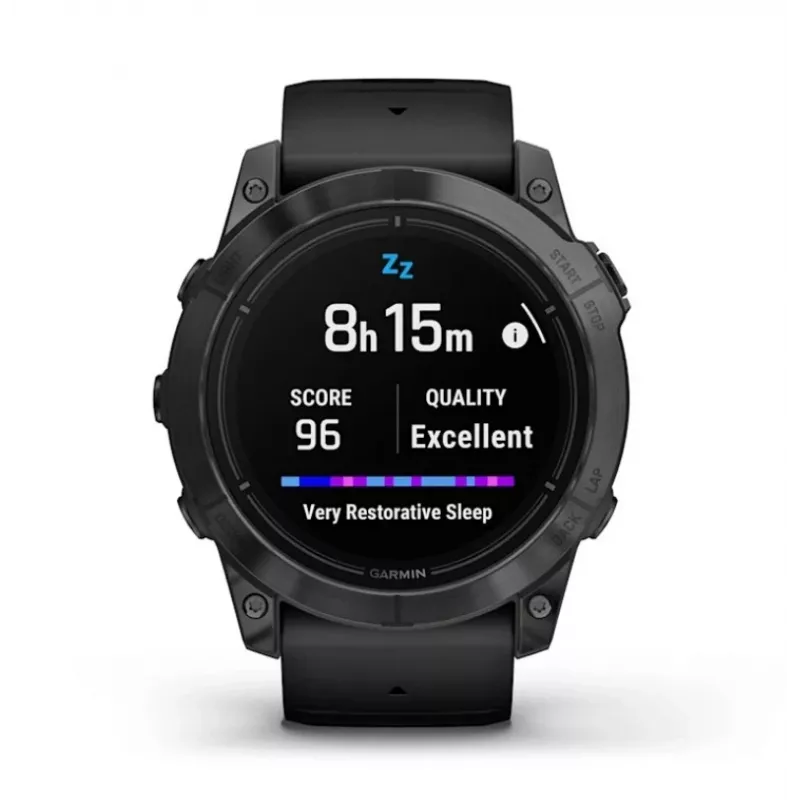 Smartwatch GARMIN epix Pro (Gen 2) — 1.4 inch AMOLED 454×454, 32 GB, GPS, Wi‑Fi, Bluetooth, 51 mm case, 98 g, black silicone