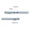MacBook Air 15, Sky Blue, M4 (10-CPU/10-GPU), 16GB, 512GB, German, 35W Dual USB-C Port Power Adapter, MC7C4D/A