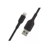 Cable Braided USB-Light ning 1m Black