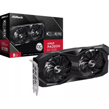 ASRock Radeon RX 7600 Challenger 8GB GDDR6 Graphics Card