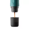 Portable espresso maker OUTIN Outin Nano Black Teal — 20 bar, ground coffee, 7500 mAh battery, 0.67 kg