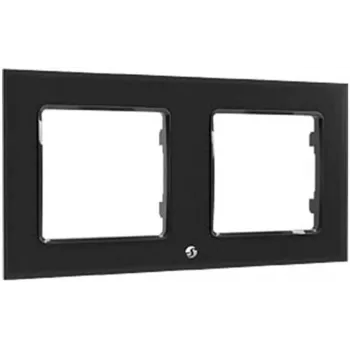 Shelly Wall Frame 2 Rectangle White Plastic 10 x 80 mm