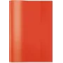 Exercise book cover HERMA A5 transparent/red PP