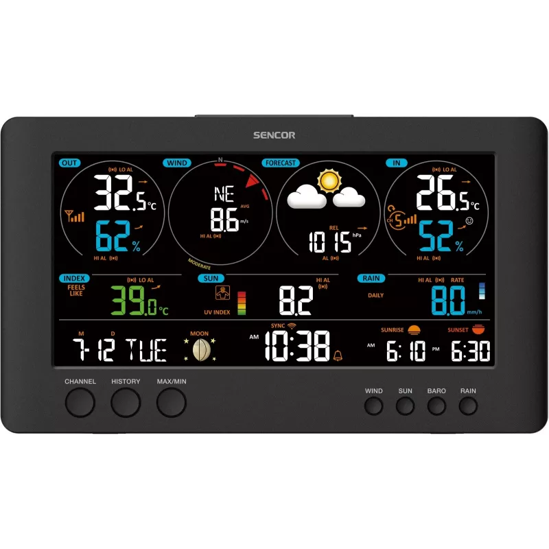 SENCOR SWS 12500 WiFi PRO station meteo