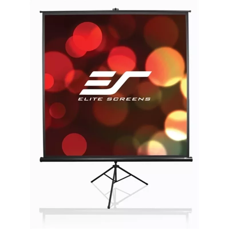 Elite Screens | Tripod/Portable Pull Up Projector Screen | T92UWH | Diagonal 92 inch | 16:9 | Viewable screen width (W) 203.2 cm | Black