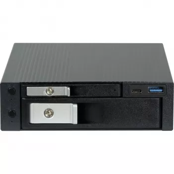 HDD Dock INTER-TECH ST-7227U for 2.5 inch and 3.5 inch Drives, USB 3.0 with Type-C and Type-A