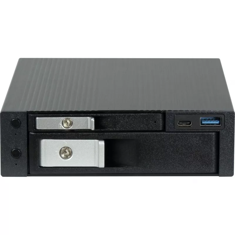 HDD Dock INTER-TECH ST-7227U for 2.5 inch and 3.5 inch Drives, USB 3.0 with Type-C and Type-A