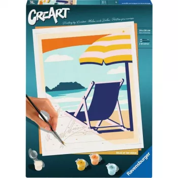 Painting kit Ravensburger CreArt – Relax at the Beach (23897) art set