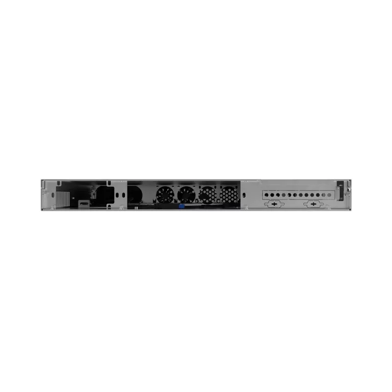 Lanberg SC01-4201-10B 1U Rackmount Server Chassis, ATX/SSI CEB, 4x 40mm PWM Fans, 2x USB 3.0, Black
