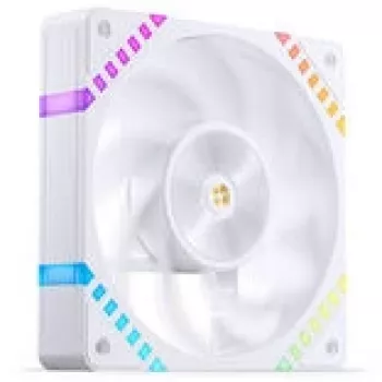 120mm Case Fan Jonsbo HF2-120 White — Reverse Blade, PWM, ARGB