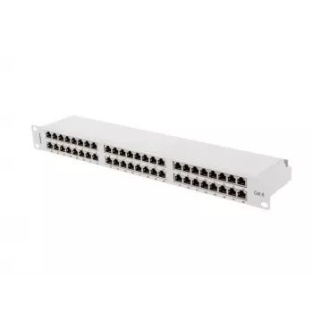 Patch panel LANBERG PPS6-1048-S 48-port 1U 19 inch Cat6 FTP shielded