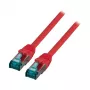 EFB-Elektronik RJ45 Patch Cable Cat.6A S/FTP LSZH Red 1m Manufacturer: EFB Elektronik (MK6001.1R)