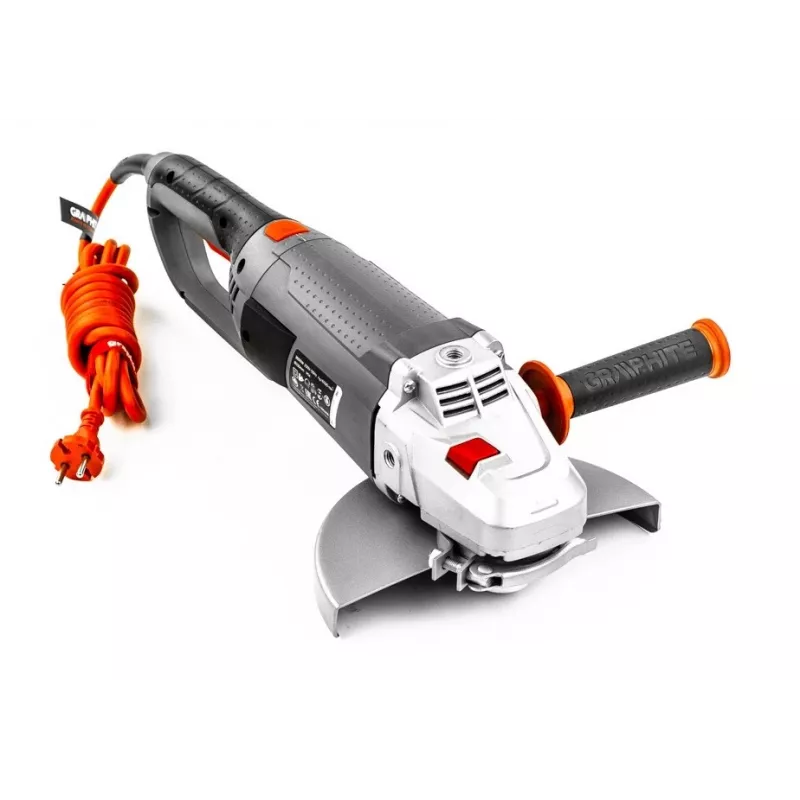 2600W Angle Grinder, 230 x 22.2 mm Disc, 6500 min1 RPM