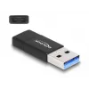 DeLOCK 60001 Cable Gender Changer USB A USB C Black