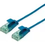 ROLINE RM UTP Patch Cable Kat6A/Kl.EA SLIM Blue 1m - UTP (21.45.3443)