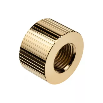 Fitting EK Water Blocks Brass Gold 14mm Height 2.3cm Diameter