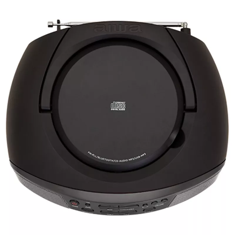 Audio Micro System Aiwa BBTU-400BK, CD/MP3/FM-PLL/BT Player (Black)