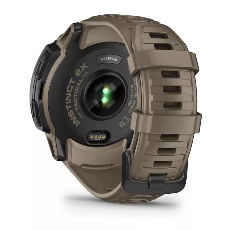 Garmin Instinct 2X Solar Tactical Edition 2.79 cm (1.1) MIP 50 mm Digital 176 x 176 pixels Touchscreen Green GPS (satellite)