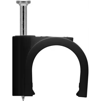 Goobay Cable Clip 16 mm, black (64686)
