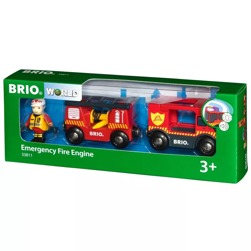 Train BRIO Emergency Fire Engine