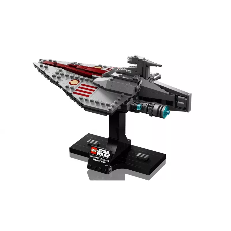 LEGO Star Wars Acclamator-class Assault Ship set 75404 — building kit, 450 pieces, display model 130×150×230 mm