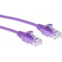 ACT Purple 3 meter LSZH U/UTP CAT6 datacenter slimline patch cable snagless with RJ45 connectors