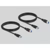 DeLOCK 11495 computer data switch 5 Gbit/s Black Plastic
