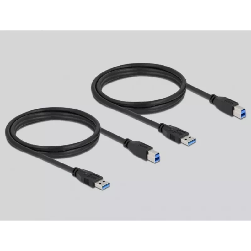 DeLOCK 11495 computer data switch 5 Gbit/s Black Plastic
