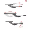 Maclean MC-757 Keyboard and Mouse Holder Tray for Desk 67cm Surface