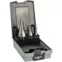 Step Drill Bit Bosch HSS 3-Flat Shank Set for Aluminium Plastic