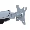 ART RAMM L-35HD Gas Spring Desk Mount for 1 Monitor 17-45 inch, USB-A and USB-C