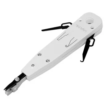 Cable crimper LOGILINK WZ0001A for RJ45/RJ11, built-in cutter and stripper, white