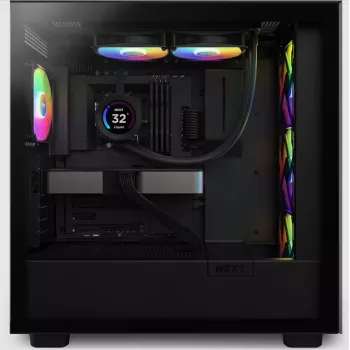 All-in-one liquid cooler NZXT Kraken Elite 240 RGB 12 cm Black