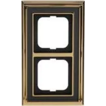 Busch Jaeger Frame 2-way brass polished Anthracite 1722-835 (1754-0-4639)