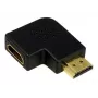 HDMI gender changer adapter LOGILINK AH0008 — HDMI to HDMI, black, gold-plated contacts