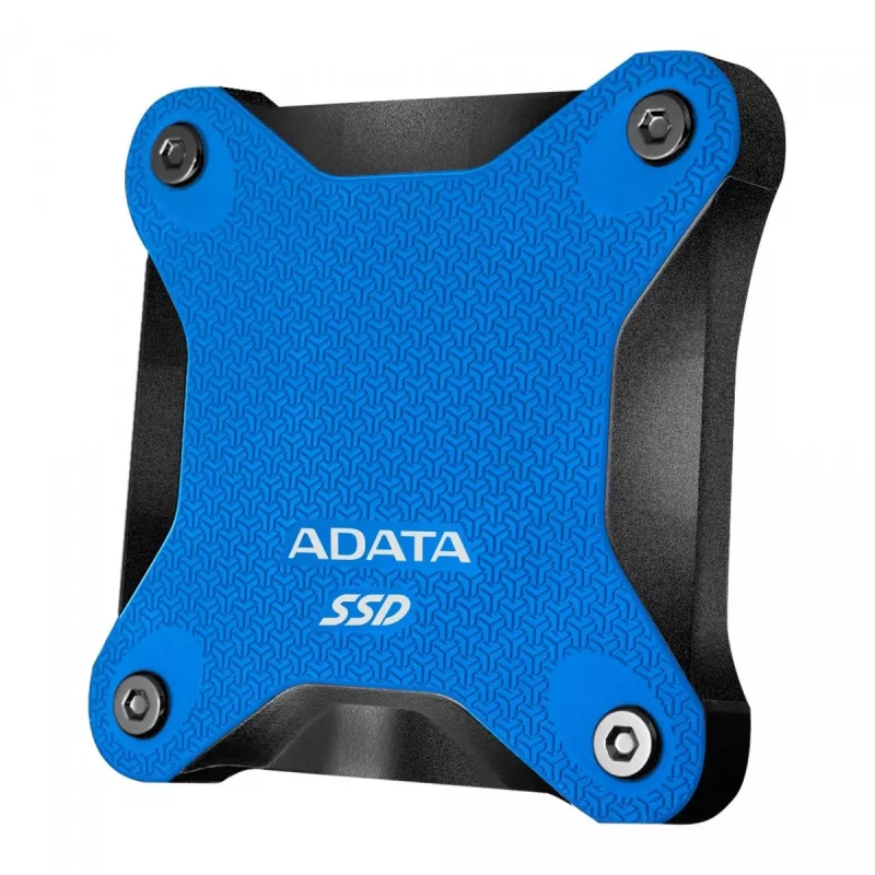 External SSD ADATA SD620 512 GB, USB 3.2 Gen 2 Micro-USB B, blue, silicone housing, shock resistant