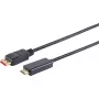 Video Cable Adapter S/CONN 10-71075 10 m DisplayPort HDMI Type A Black