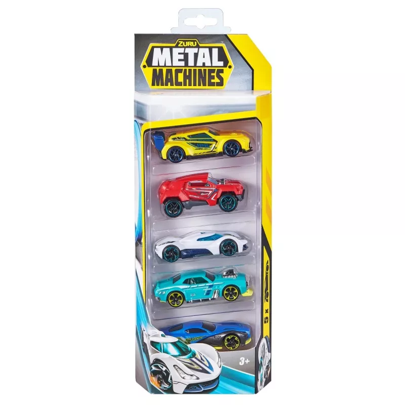 Zuru Metal Machines 5-Pack Die-Cast Cars 1:64, Series 2, Assorted