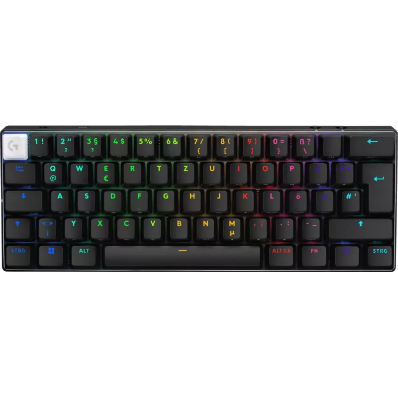 Logitech G PRO X 60 Keyboard Gaming USB RF Wireless Bluetooth QWERTZ German Black