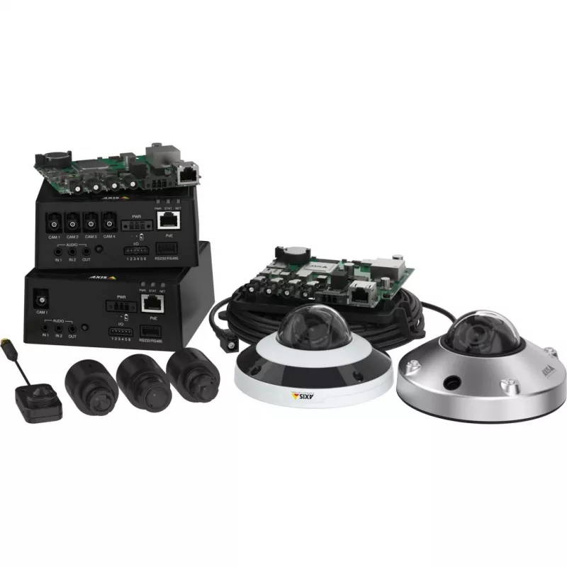 F series F4105-SLRE - Surveillance camera - dome - outdoor - weatherproof - heatproof - impact-resis