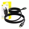 USB-C to USB-C charging cable Baseus Tungsten Gold 100W 1 m, black, nylon