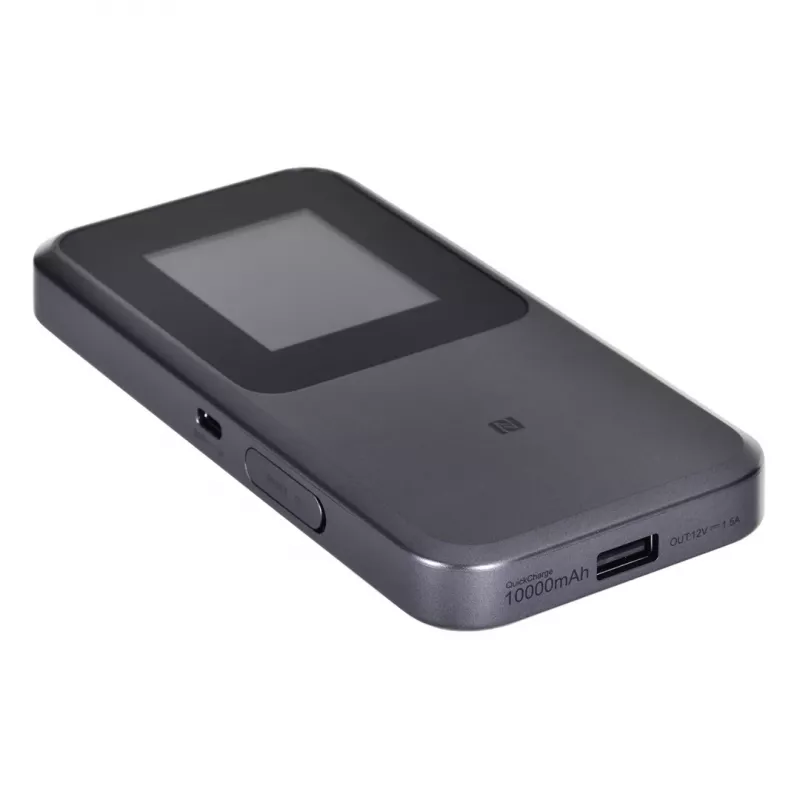 Cellular modem ZTE MU5120 5G — touchscreen, 9800 mAh battery, Qualcomm SDX62, dual-band Wi‑Fi, up to 64 devices